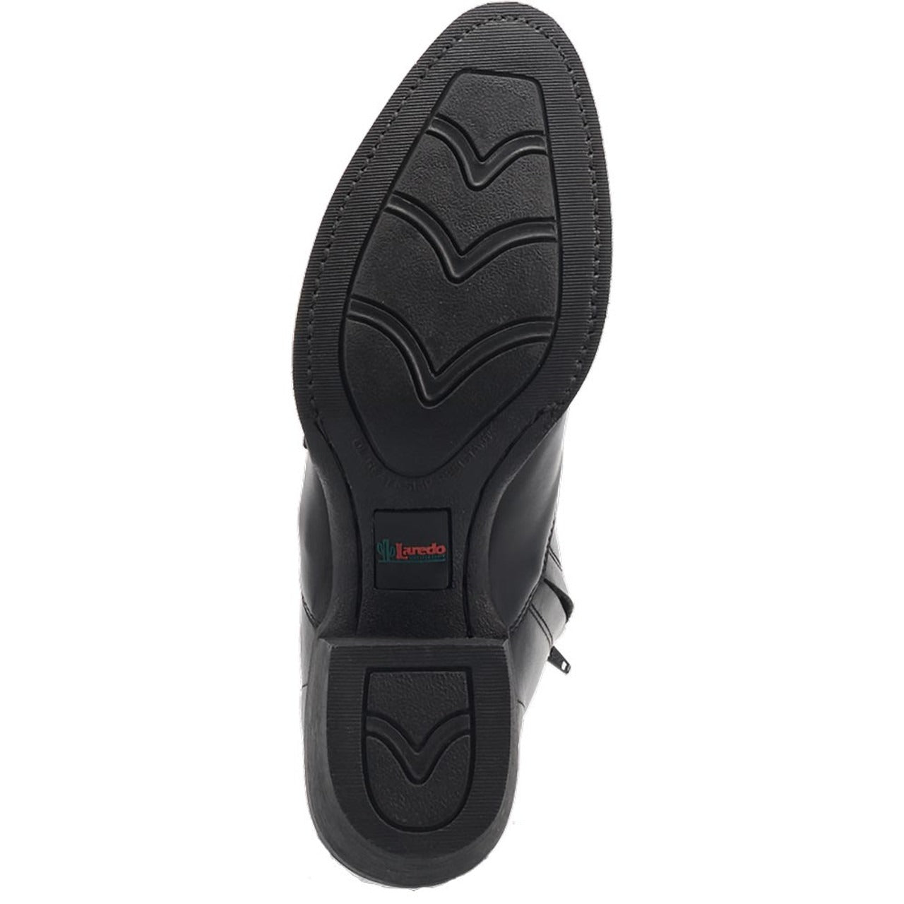 Laredo Fletcher Black Leather Round Toe Boots for Men