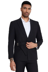 mens-french-front-peak-lapel-strapped-slim-fit-suit-in-black
