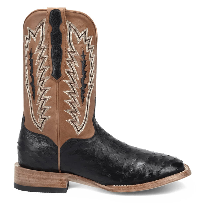 BRANNAN FULL QUILL OSTRICH BOOT