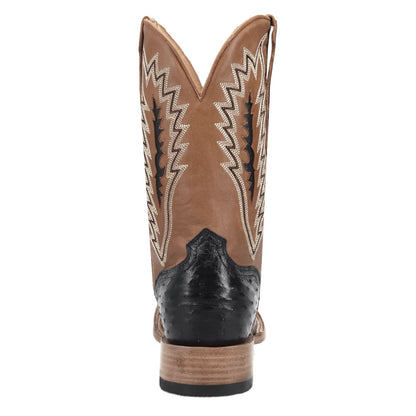 BRANNAN FULL QUILL OSTRICH BOOT