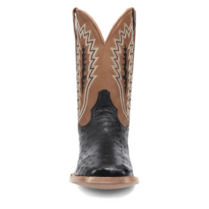 BRANNAN FULL QUILL OSTRICH BOOT