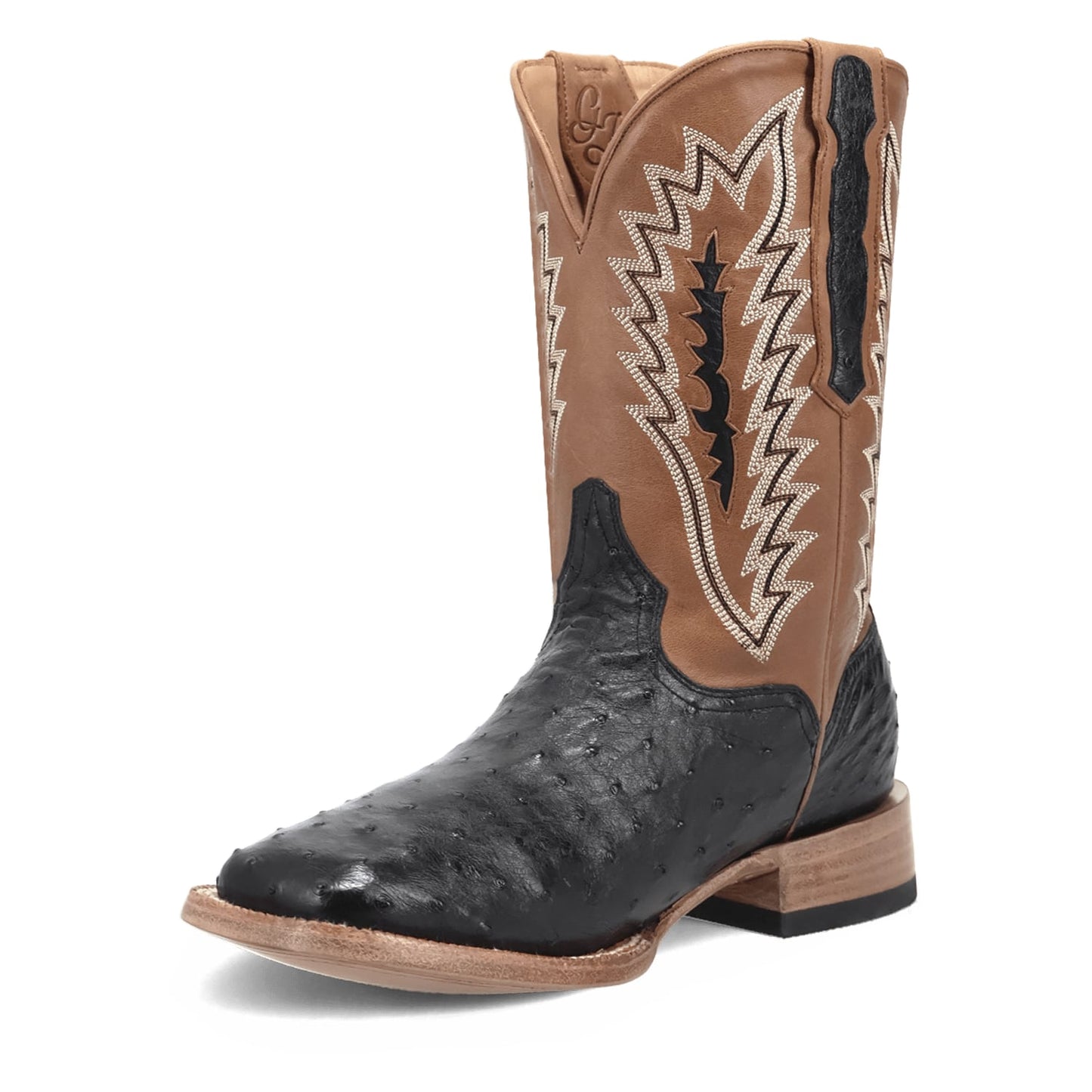 BRANNAN FULL QUILL OSTRICH BOOT