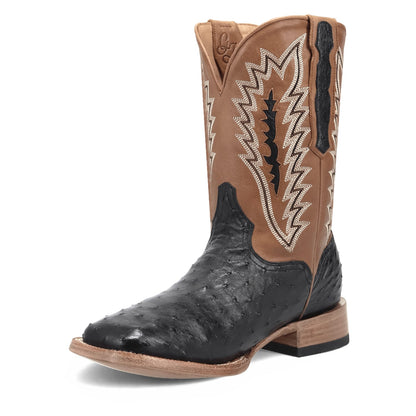 BRANNAN FULL QUILL OSTRICH BOOT