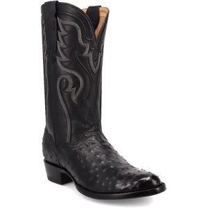 STANFORD FULL QUILL OSTRICH BOOT