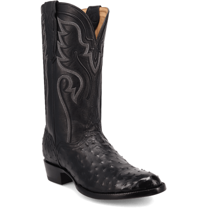 STANFORD FULL QUILL OSTRICH BOOT