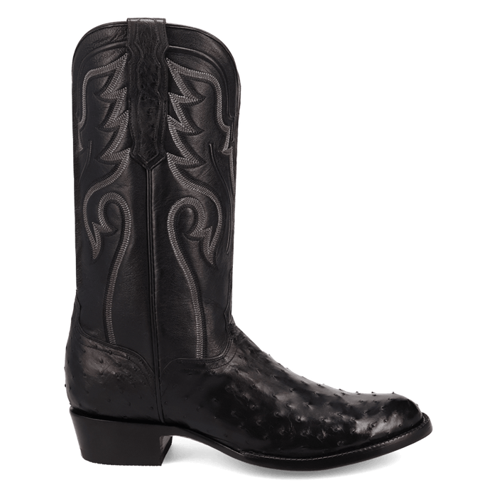 STANFORD FULL QUILL OSTRICH BOOT