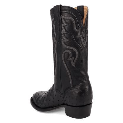 STANFORD FULL QUILL OSTRICH BOOT
