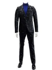camouflage-design-two-piece-slim-fit-suit-black