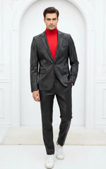 mens-one-button-peak-lapel-suit-black-rain