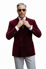 mens-double-breasted-six-button-velvet-blazer-burgundy-blazer