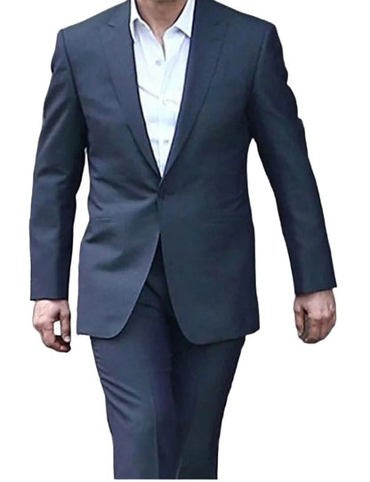 Men’s Mission Impossible Ghost Protocol Suit – Tom Cruise Blue Celebrity Suit