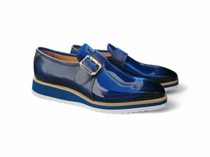 Gorgeous Patent Leather Monkstrap Slip on Carrucci