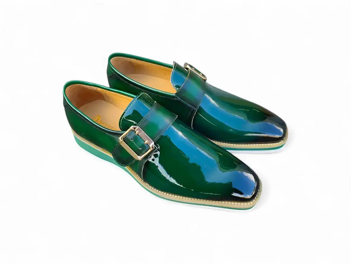 Gorgeous Patent Leather Monkstrap Slip on Carrucci