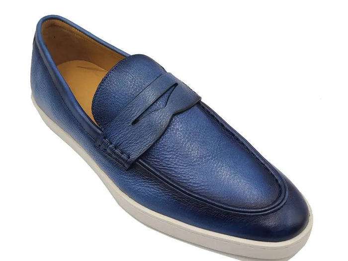 Carrucci Burnished Leather Sneaker