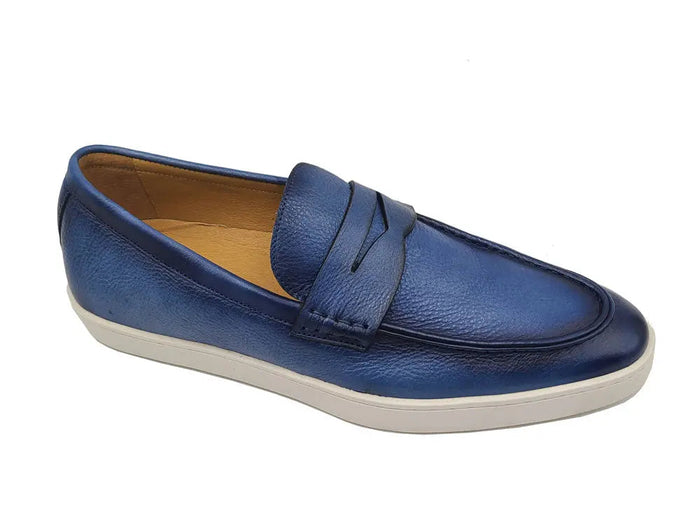 Carrucci Burnished Leather Sneaker