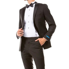 Mens Black Tuxedo 2-PC Hybrid Fit By Sean Alexander - Men's Tuxedo USA