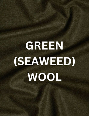 Unisex Green Wool Coat – Custom Tailored Luxury Winter Jacket