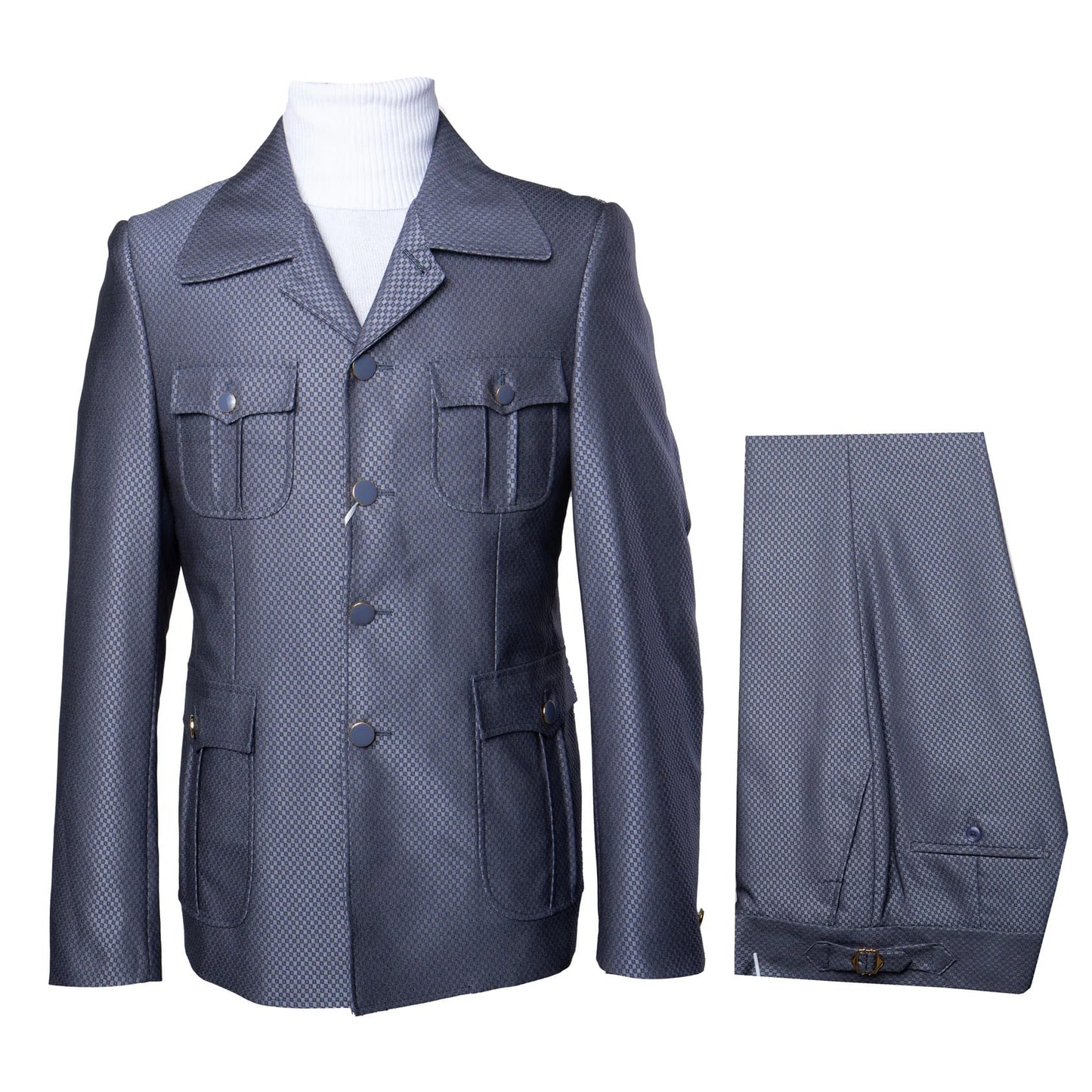 Rossi Man Duke Casual Two Piece Grey Color Suit
