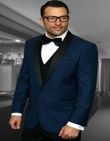 Blue Prom Suit - Blue Homecoming Outfits For Guys Indigo Blue