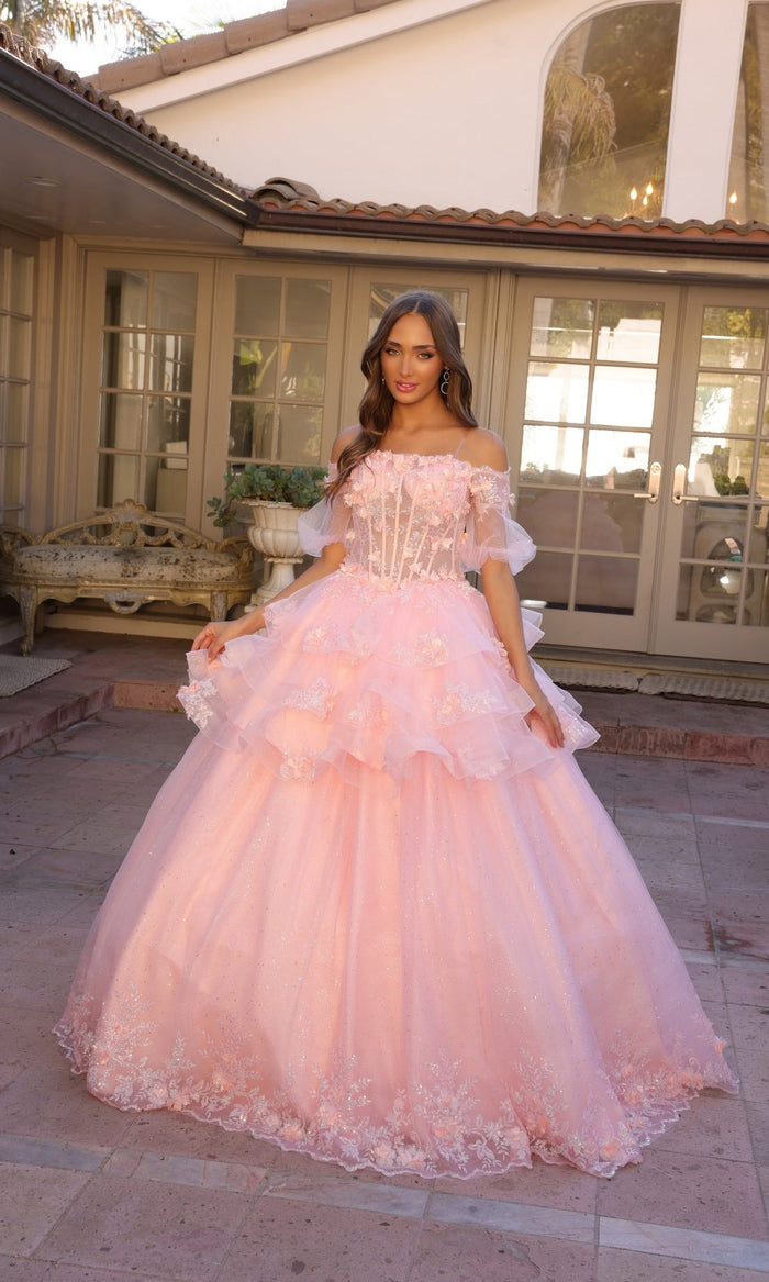 Nox Anabel H1360 Two Piece Quinceanera Dress Removable-Skirt Formal Ball Gown