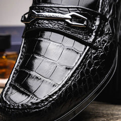 marco-di-milano-hugo-mens-shoes-black-stylish-exotic-alligator-horsebit-loafers