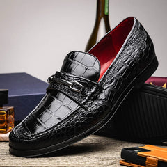 marco-di-milano-hugo-mens-shoes-black-stylish-exotic-alligator-horsebit-loafers