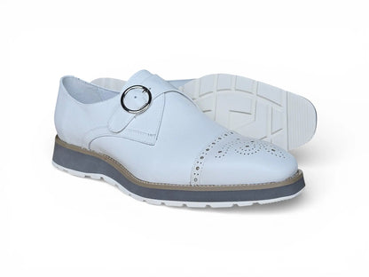 Hybrid Cap Toe Monk Strap Shoes
