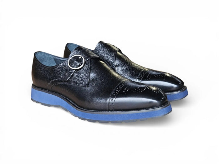 Hybrid Cap Toe Monk Strap Shoes