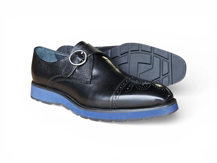Hybrid Cap Toe Monk Strap Shoes
