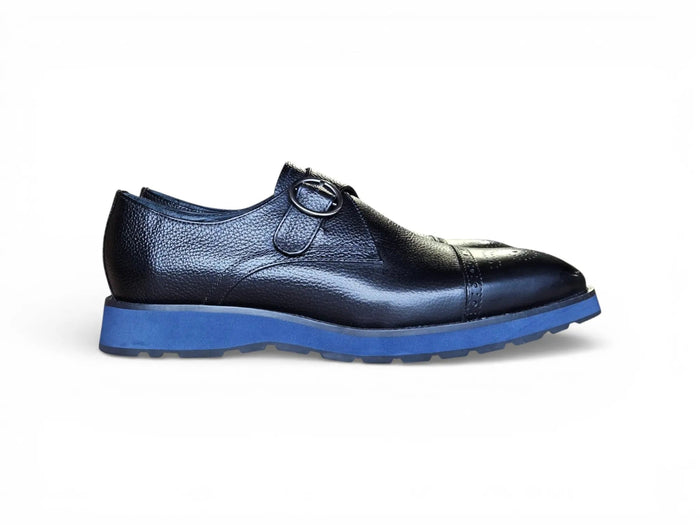 Hybrid Cap Toe Monk Strap Shoes
