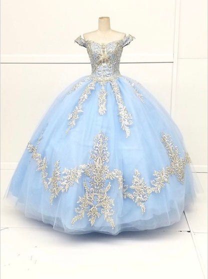 Chicas HF3008 Glitter Quinceañera Burgundy BallDress Tulle Dress