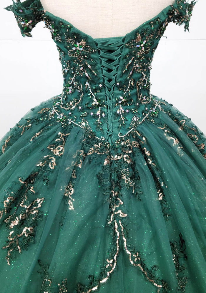 Chicas HF3072 Metallic Royal BallDress Sweetheart Tulle Dress