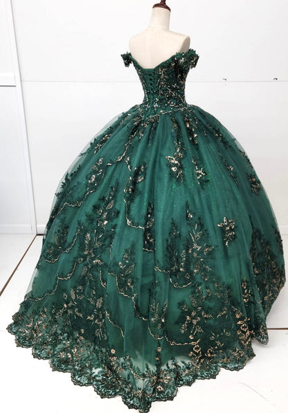 Chicas HF3072 Metallic Royal BallDress Sweetheart Tulle Dress