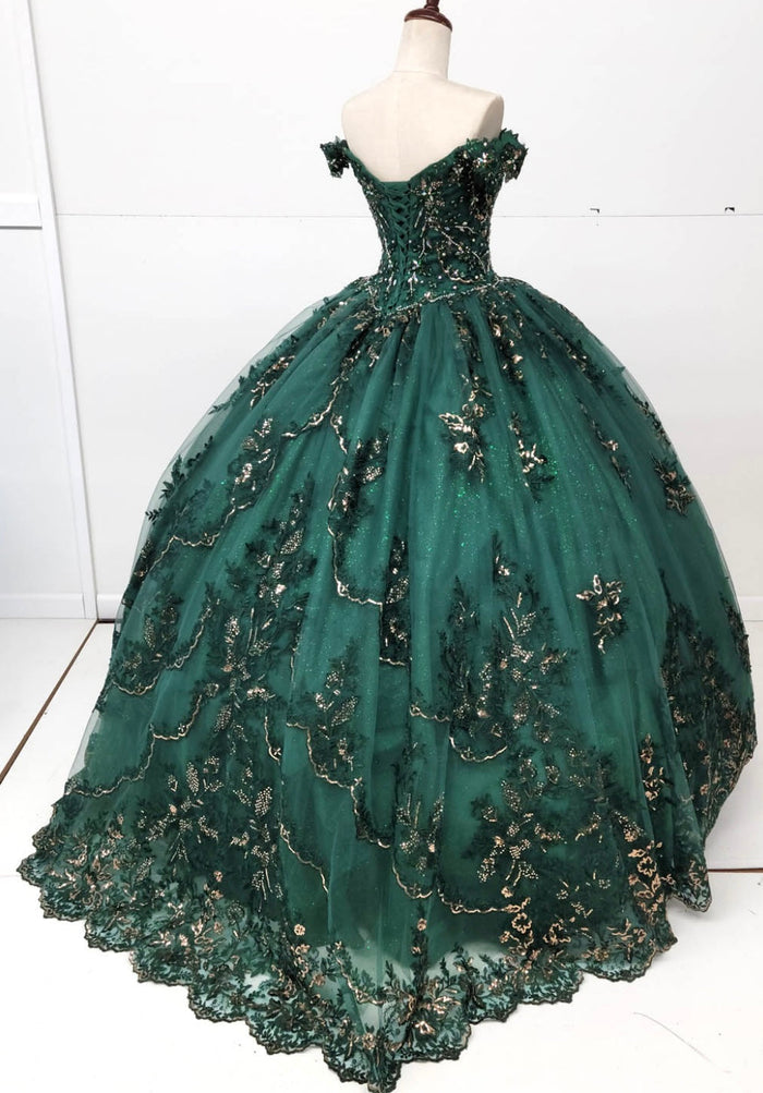 Chicas HF3072 Metallic Royal BallDress Sweetheart Tulle Dress