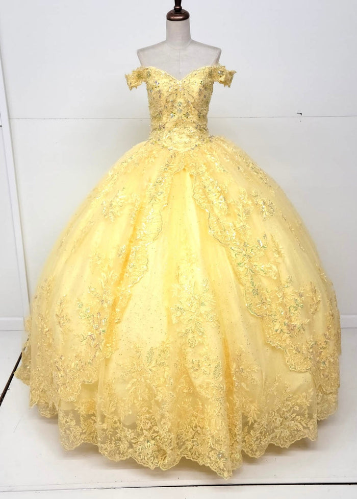 Chicas HF3072 Metallic Royal BallDress Sweetheart Tulle Dress
