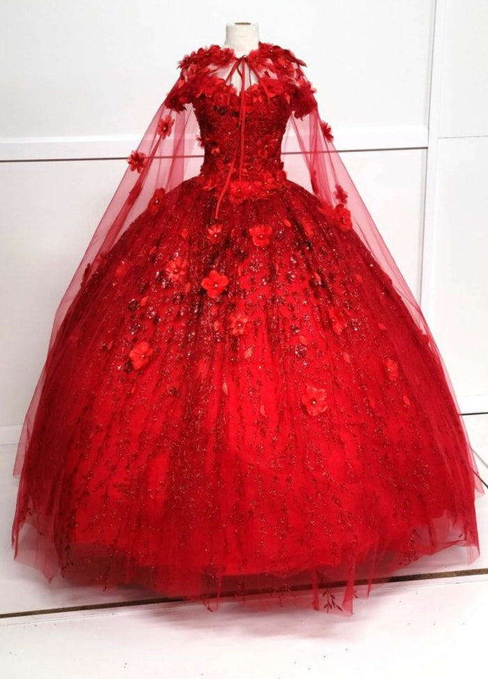 Chicas HF3073 Elegant Printed Metallic Royal BallDress Strapless Tulle Dress