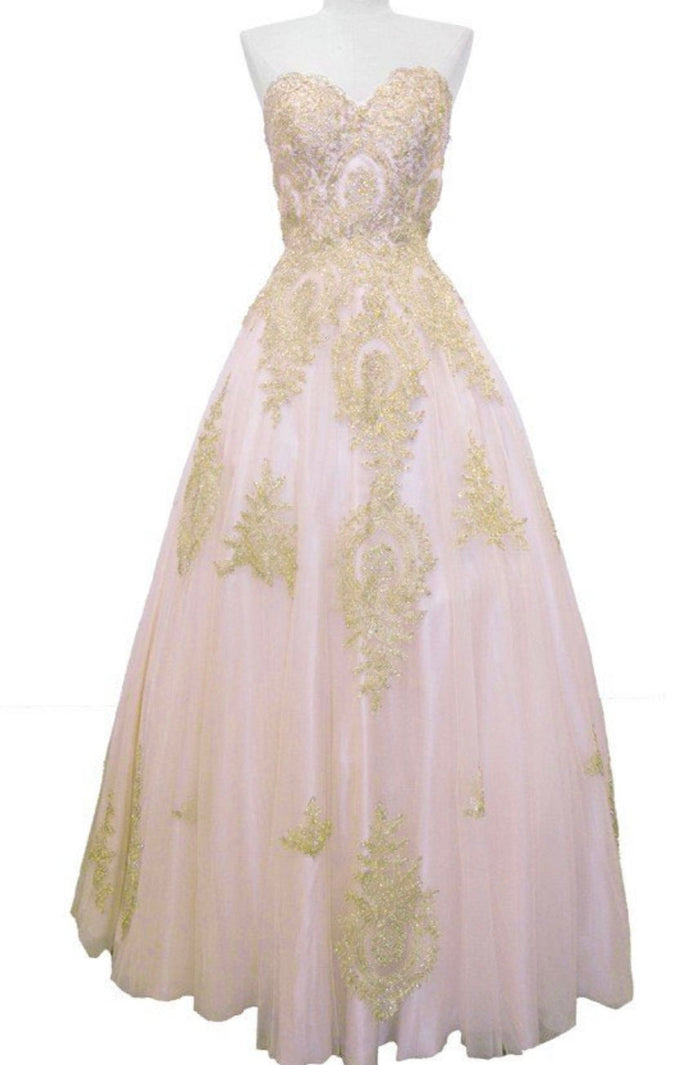 Chicas C0549 Royal BallDress Strapless Floor-Length Tulle Dress