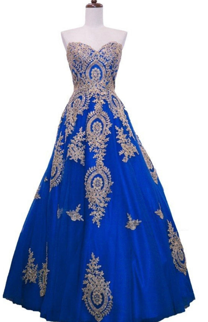 Chicas C0549 Royal BallDress Strapless Floor-Length Tulle Dress