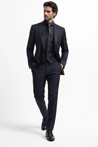  John Wick Vested Black Suit