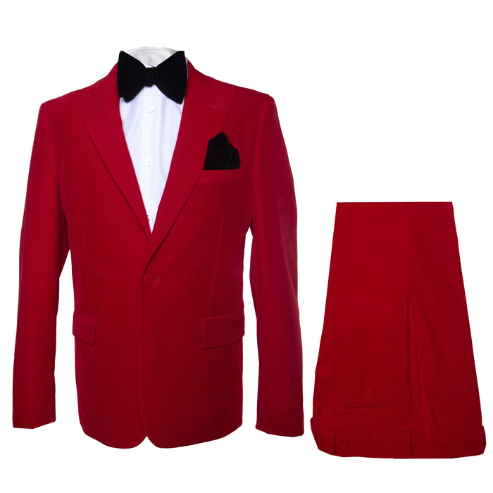 Rossi Man LEO RM1577 ?? Red Slim Fit 3-Piece Suit for Men | Contemporary Elegance for Formal Occasions