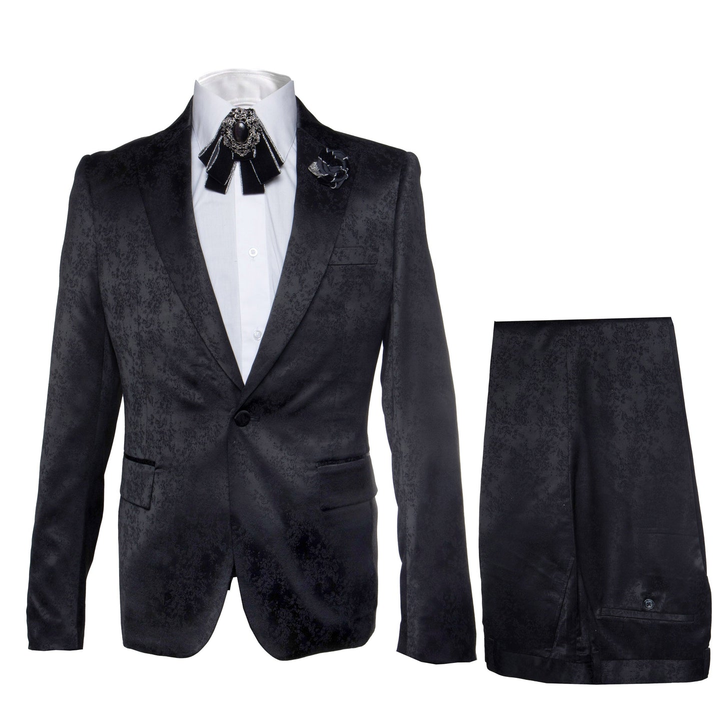 Rossi Man Leo RM1907 ?? Men's Modern Slim Fit 2-Piece Suit | Stylish Formal