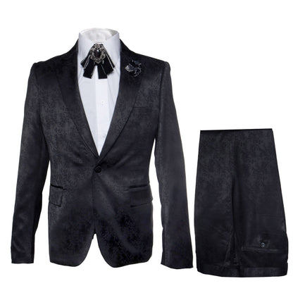 Rossi Man Leo RM1907 ?? Men's Modern Slim Fit 2-Piece Suit | Stylish Formal