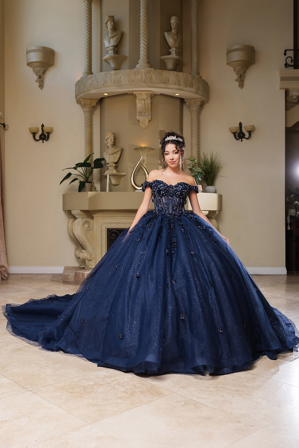 Sweet 16 Dress Off The Shoulder Embellished Ball Gown By Layla K LK278