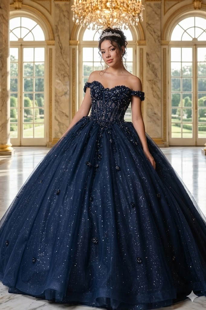 Sweet 16 Dress Off The Shoulder Embellished Ball Gown By Layla K LK278