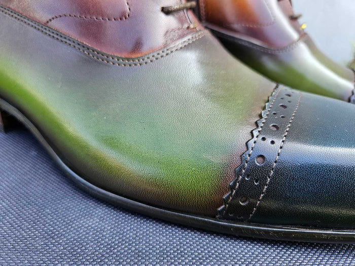 Carrucci Lace-up Zip Boots