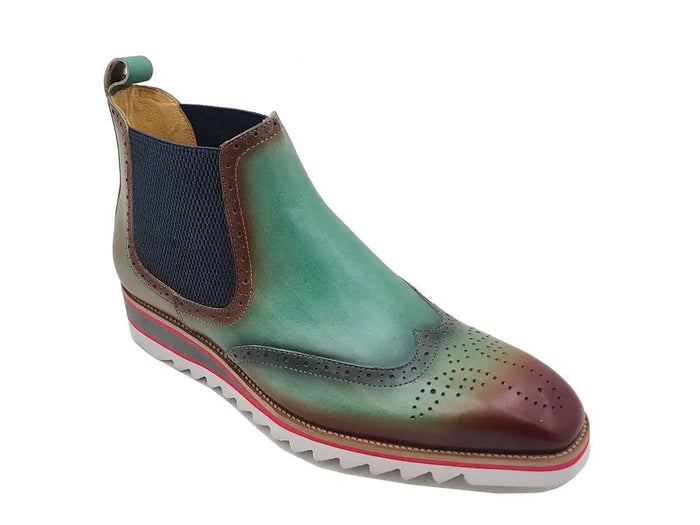 Carrucci Leather Chelsea Boot With Lightweight Sole