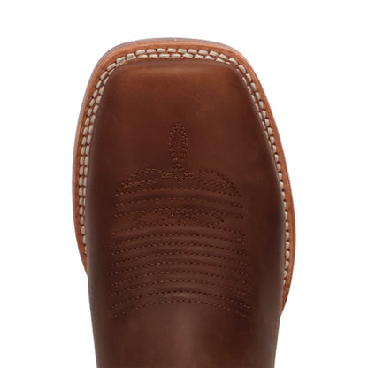 Dan Post Mens Leighton Brown and Blue Leather Western Boots