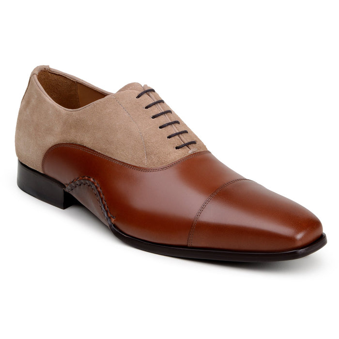 Belvedere Leontes Antique Cognac/Oat Leather Dress Shoe