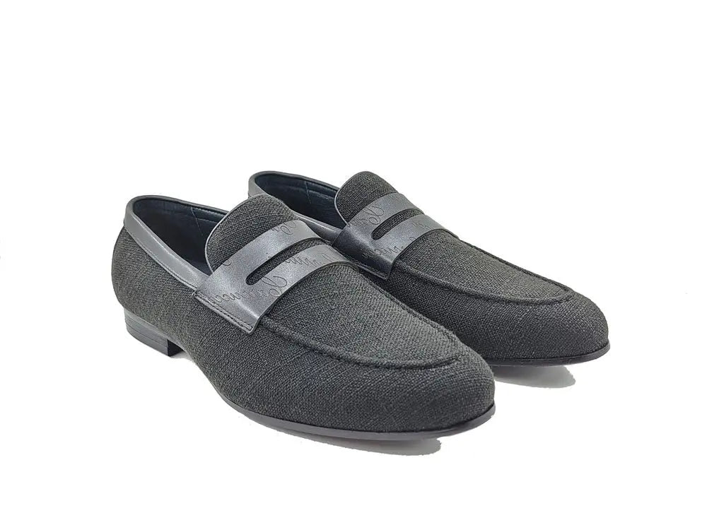 Life Style Penny Loafer W Leather Trim Carrucci