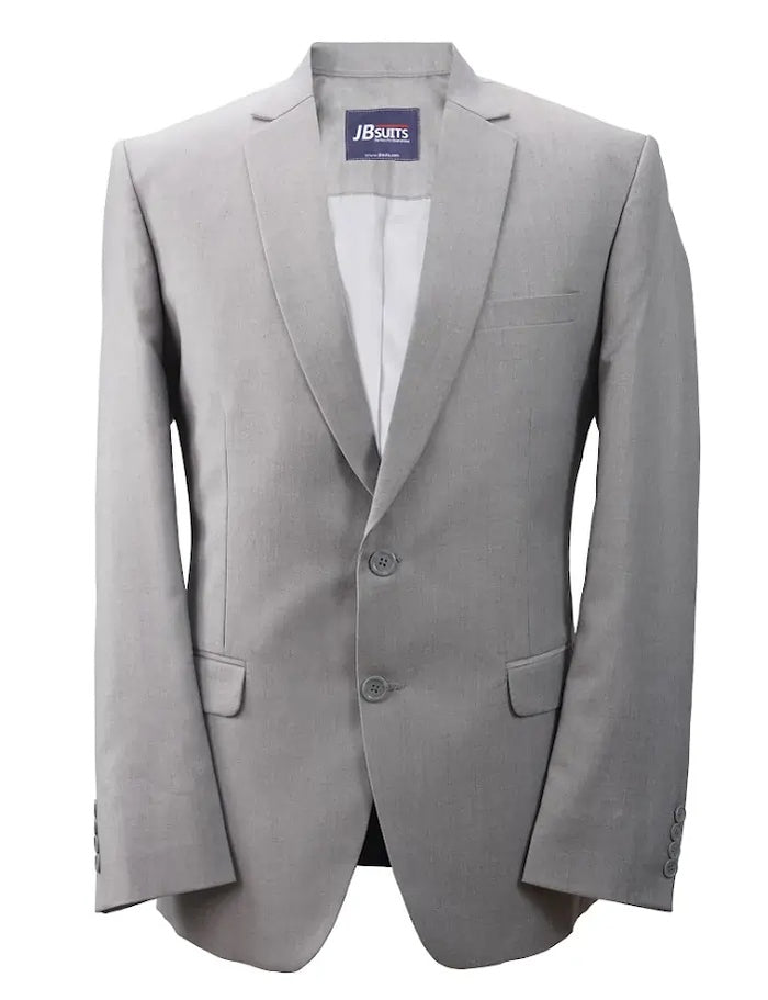 Men’s Classic Grey Dress Blazer – Tailored Formal Sport Coat